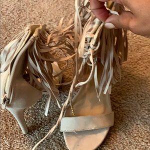 Fringe heels